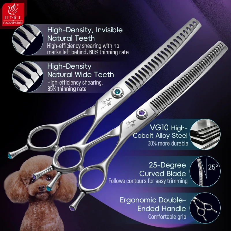 Ножницы для груминга собак Fen – обзор и цена Grooming Scissors