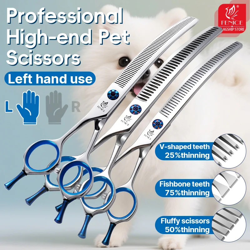 Профессиональные изогнутые фил – обзор и цена Grooming Scissors