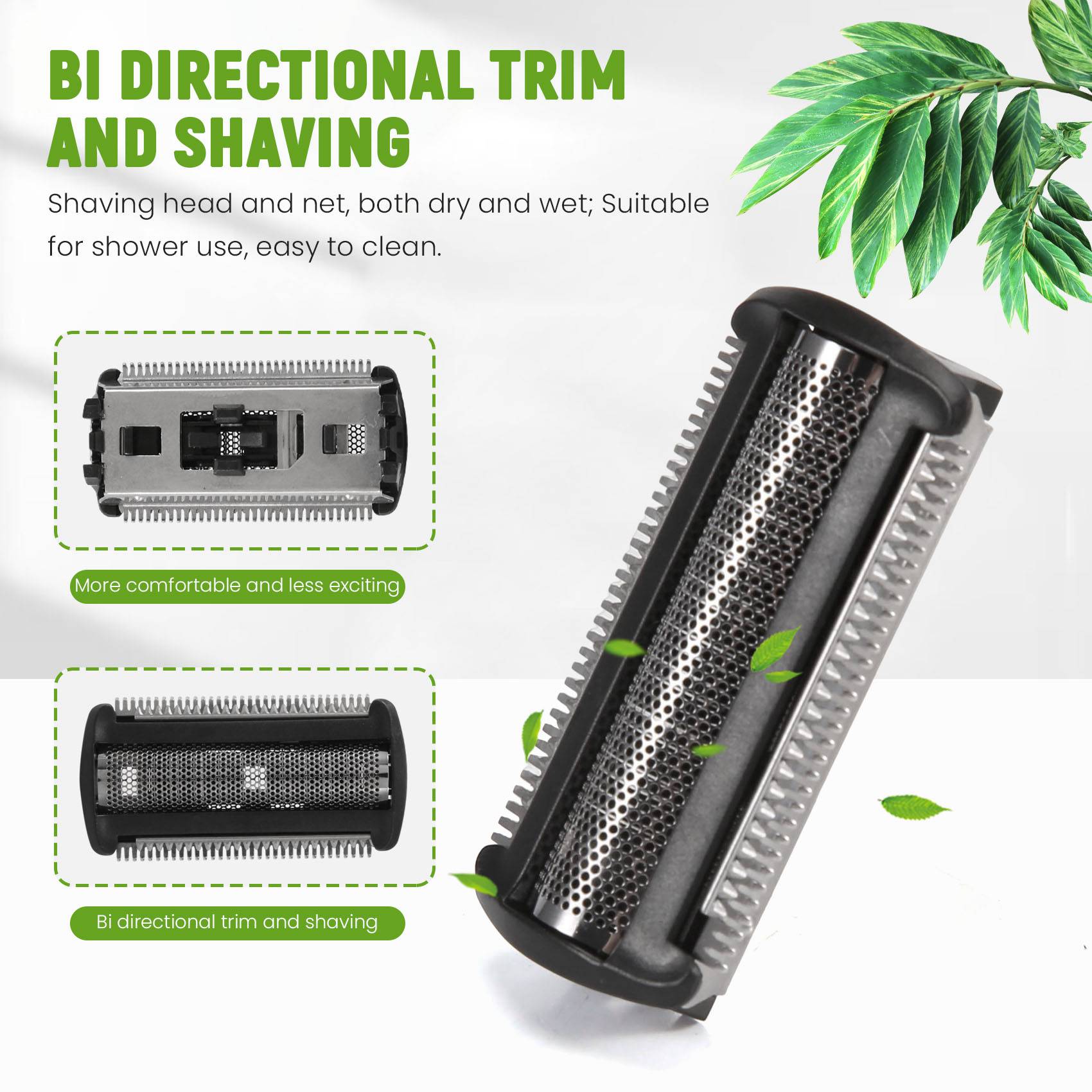 Набор из 5 сменных бритвенных  – обзор и цена Body Trimmer