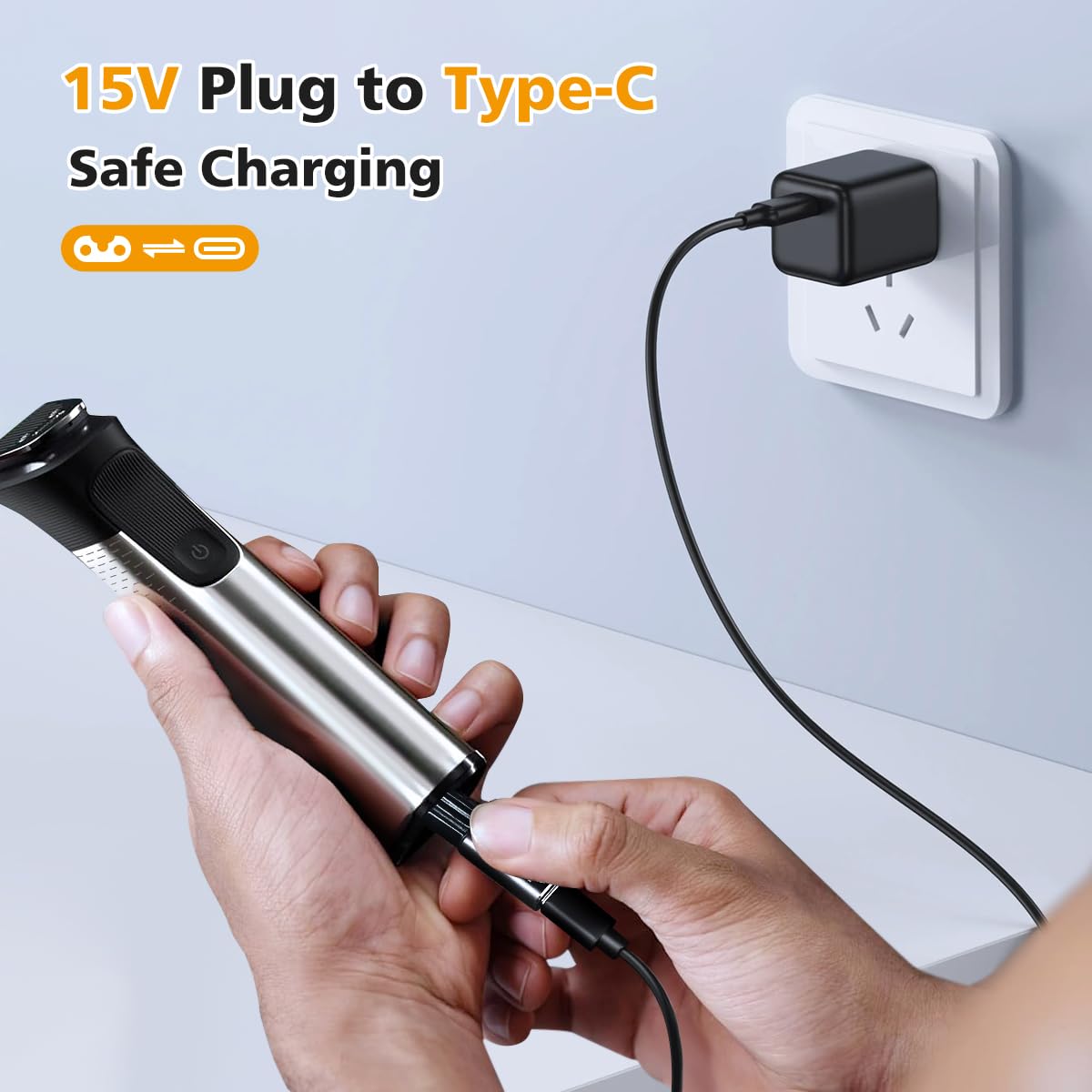 15В USB-C безопасный стабильны – обзор и цена Electric Shaver Rotary